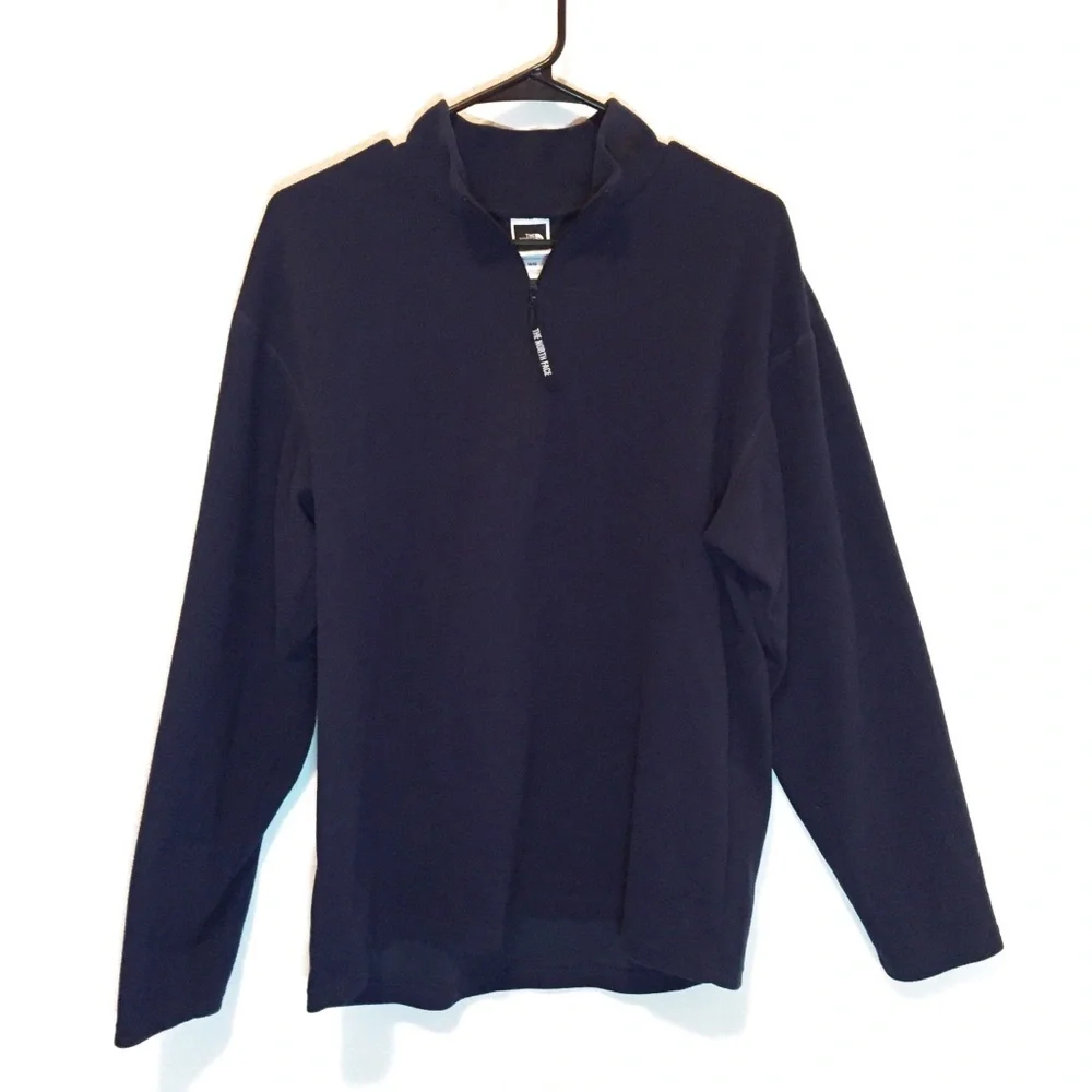 The North Face Mens Fleece 1/4 Zip Navy Blue M